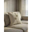 Palm Breeze Embroidered Linen Pillow-940594684
