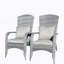 Chaise de patio avec coussins (coussin gris)-1592551545