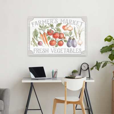 Farm Fresh I Abstract Landscape Nature Wall Art