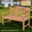 Banc de jardin d’extérieur terrace teck Lydia