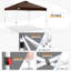 Pavillon escamotable 10 pi X P 10 Auvent en métal-98364443