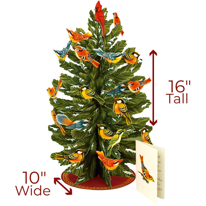 3D Popup Christmas Tree Greeting Card