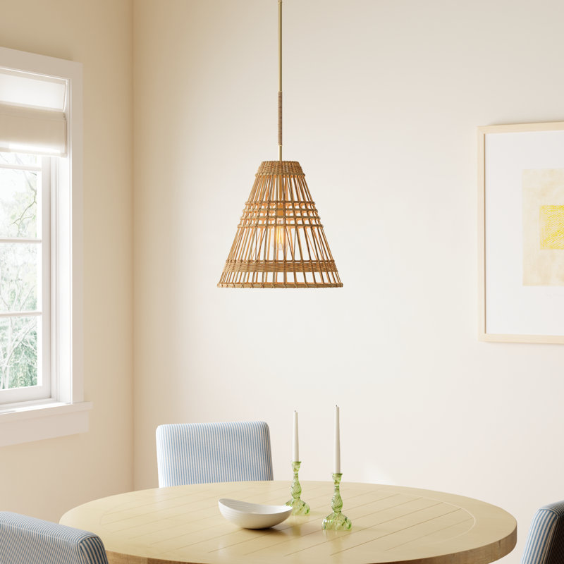 Lumini 1 - Light Pendant In Natural Brass