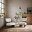 Ensemble de 2 chaises longues rembourrées -473962994-473962995