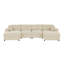 Canapé et chaise modulaire réversible de 138 po de largeur Aprea-1337005375