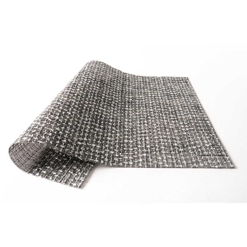 Callicoat Bow Knot Textiline Placemat, Gray