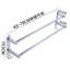 Porte-serviettes en acier inoxydable 304 30-30 pouces Freely Retractable