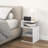 S-Shaped Side Table with Unique S-shaped Frame and 2 Open Compartments