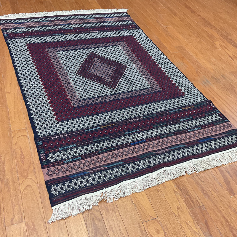 Wool Geometric Indoor Rug