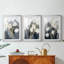 FLORAL Series DCLxxxi - Impression encadrée sur mesure de qualité supérieure - 3 pièces-1480157056