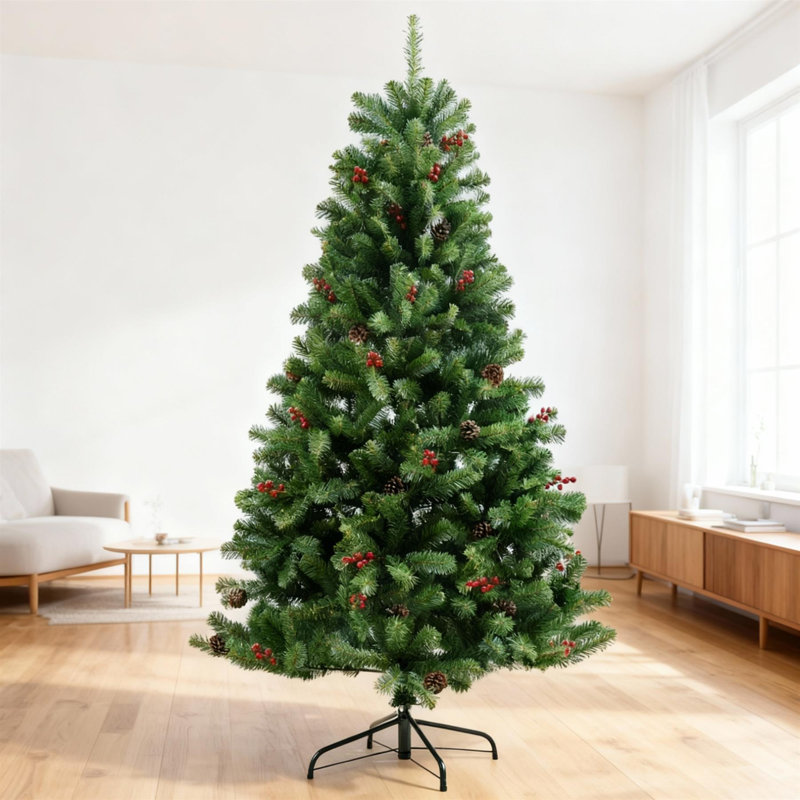 Lighted Artificial Christmas Tree, 5 ft.