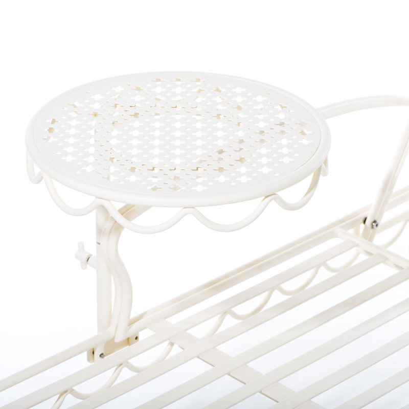 The Al Fresco Sun Lounger Frame, Antique White