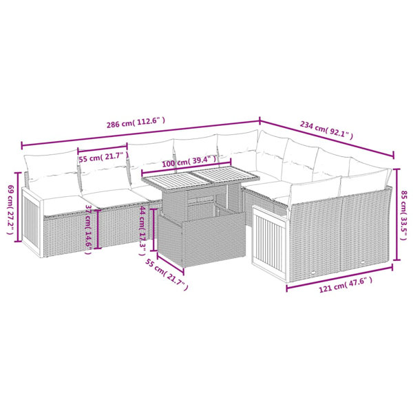 Dimensions du produit