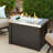 ProvidenceStainless Steel 32" x 20" Rectangular Gas Fire Pit Table​