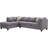 Malone Reversible Sectional Gray Faux Leather-1725083123
