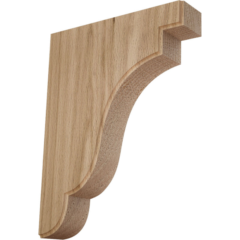 Support Bedford, Chêne rouge, 1,75 po X P 7,25 po X P 9,5 po H