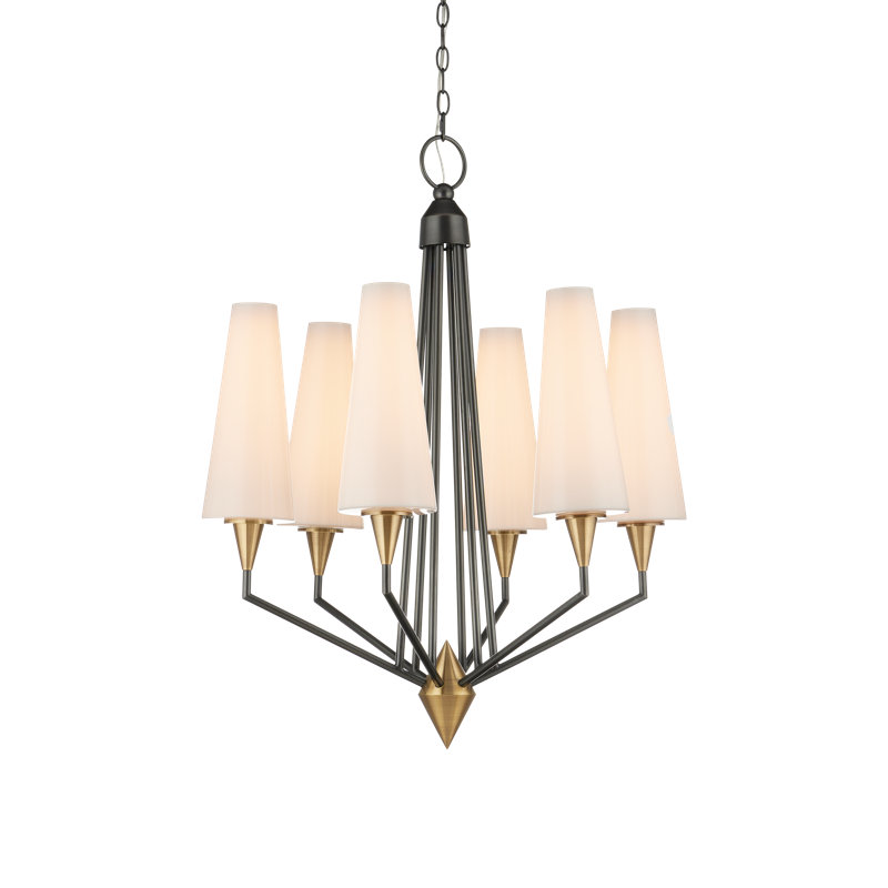 Hennin 6 - Light LED Chandelier