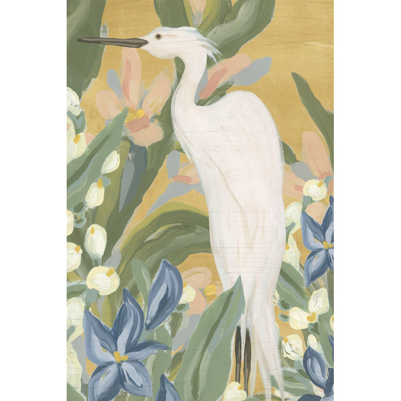 Aigrette Adharv I par June Erica Vess, L 32 po x H 48 po