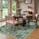 Insect and Plant Vertical Striped Textured Washable Area Rug - Nature-Inspired Carpet for Living Room, Bedroom, or Office