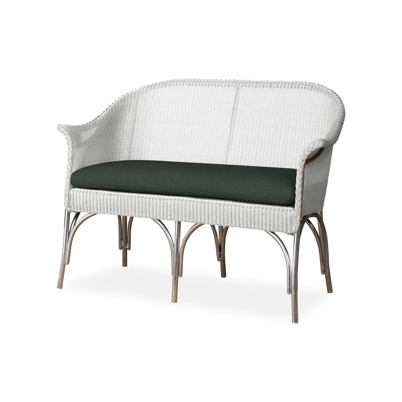 All Seasons Outdoor 2 - Seat, White, Bamboo Bay Sky