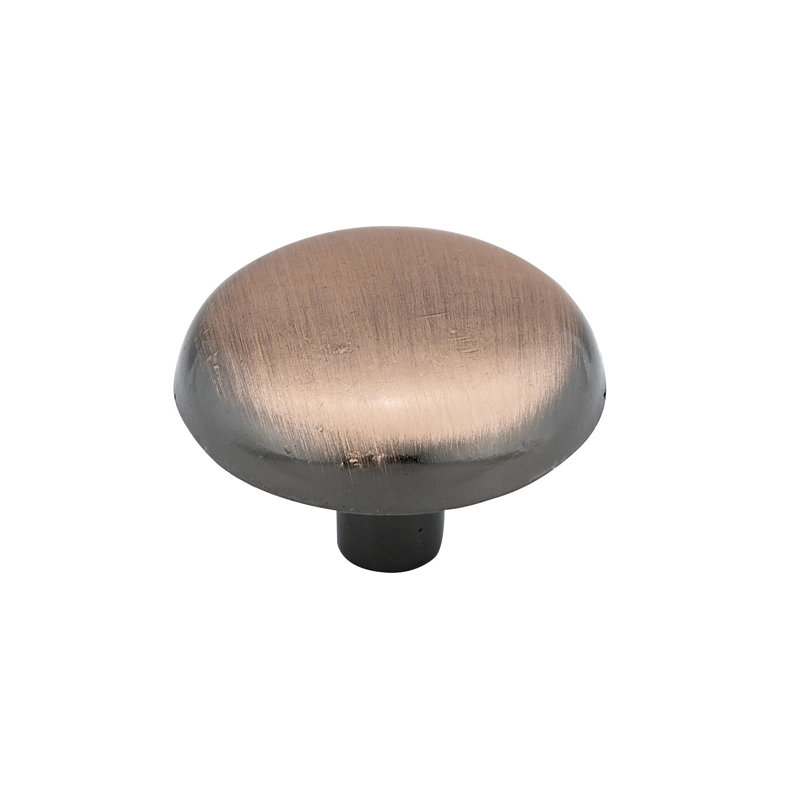 Expression 1 1/4" Diameter Mushroom Knob, Antique Copper