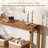 63-Inch Solid Wood Console Table with Storage, 2-tier Farmhouse  Entryway Table for Hallway