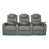 Grey Genuine Leather