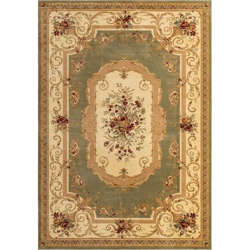 Tapis oriental Rabito en mousse, Rectangle 10 pi x 14 pi
