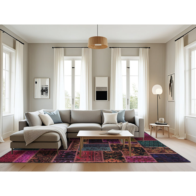 Abstract Indoor Rug, Rectangle 8' x 12'