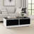 Bolette Glass Top Single Coffee Table