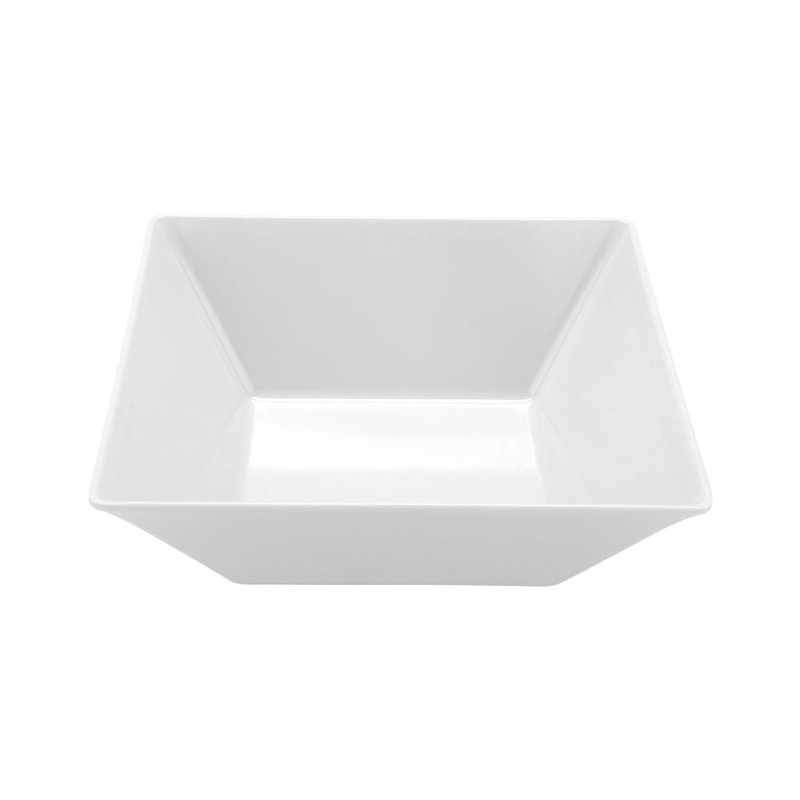 ML-248-BK - 5,7 pte (6 jantes pleine), bol carré de 12 po, profondeur de 4,25 po, Blanc