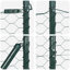 Hexagon Fence Green Steel-375302496