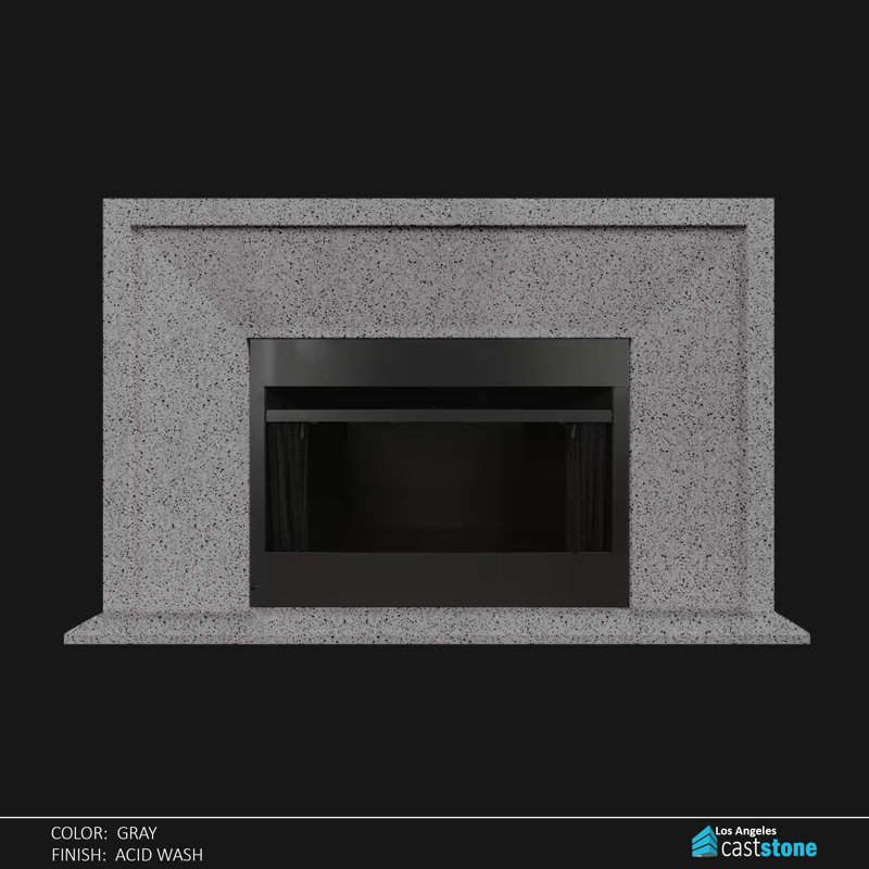 Phoenix Fireplace Surround, Gray 6