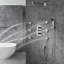 Douche à pluie à changement de couleur à DEL de couleur unie à essai dynamique et expérience de pluie relaxante-48171175