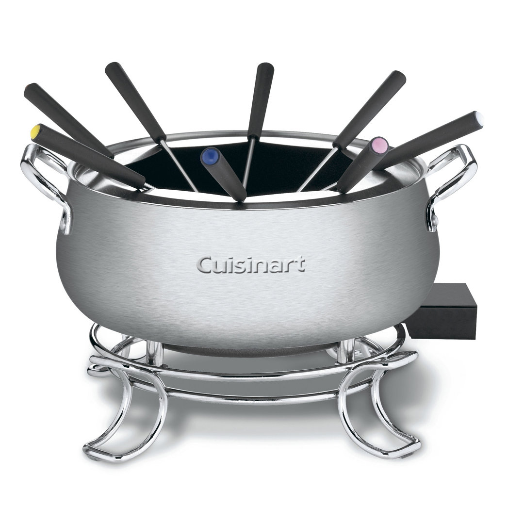 Cuisinart 3 Quart Fondue Pot, For Chocolate, Cheese, Broth, Oil Cuisinart
