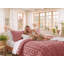Ensemble d'édredon pour lit très grand Boho - 3 pièces rose grisâtre Shabby Bedding-105490890-110437402
