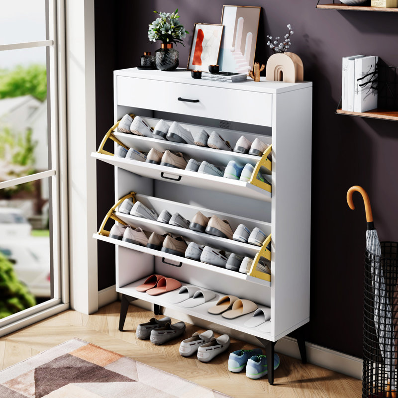 Range-chaussures, Blanc