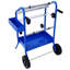 Machine à papier de masquage mobile Lifesky pour la peinture: capacité de 4 rouleaux et mobilité sur roulettes - Rouleaux de papier de 6 po x 12 po x 18 po avec plateaux de rangement et découpage de précision pour les ateliers de carrosserie et le travail du bois