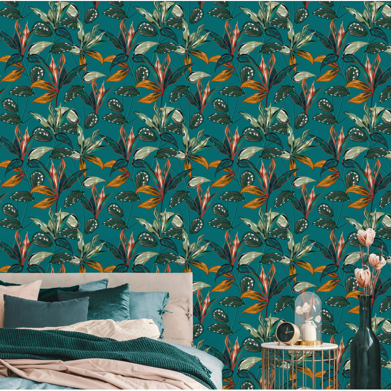 Rouleau de papier peint adhésif Barner, L 16,67 po x l 25 po