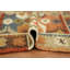 Tapis 100% laine tissé à la main à motif oriental tribal multicolore Southwestern