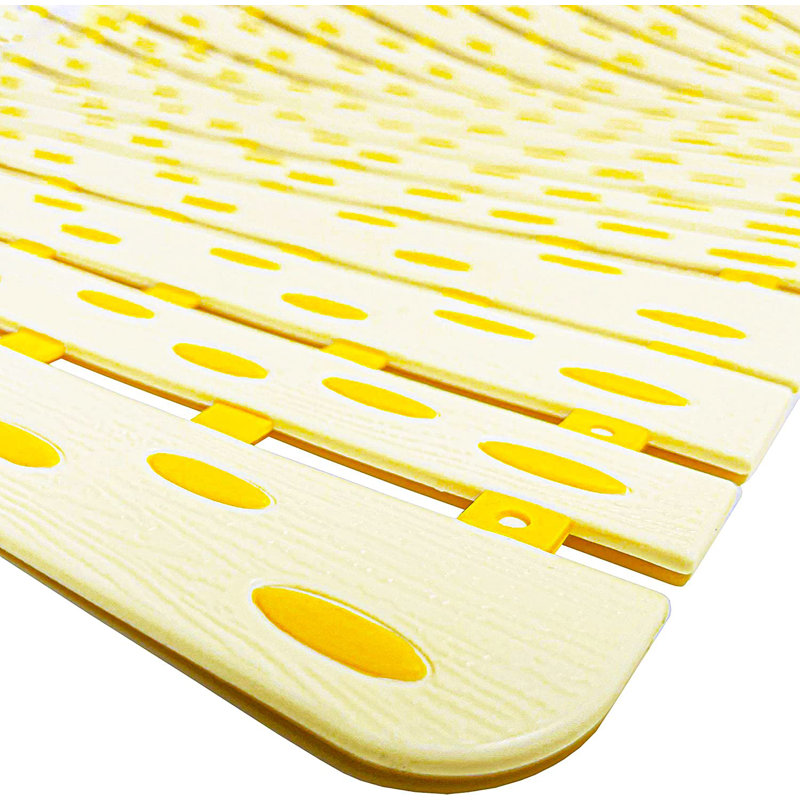 Tapis de bain antidérapant | Tapis de douche à double couche avec ventouses | Tapis de salle de bain EZ-Dry de qualité supérieure avec drainage amélioré