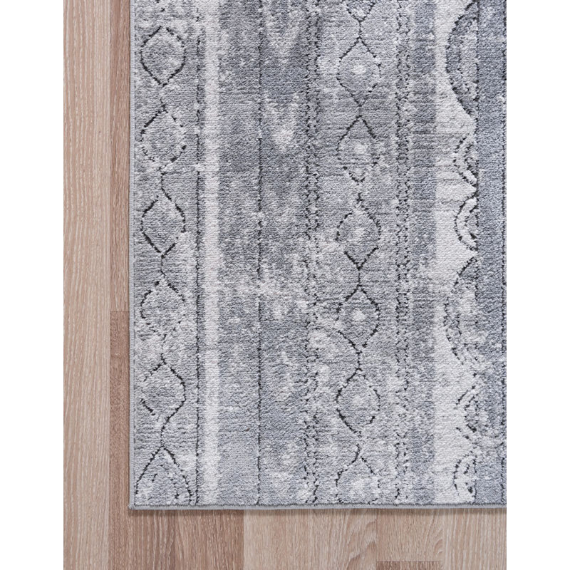 Geddis Ikat Indoor Rug, Rectangle 2'2" x 3'