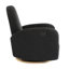 Fauteuil inclinable et pivotant 360 ° - noir-168642514