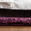 Tapis de couloir prune Sybil
