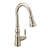 Weymouth Polished Nickel One-Handle High Arc Pulldown Kitchen Faucet-38264680