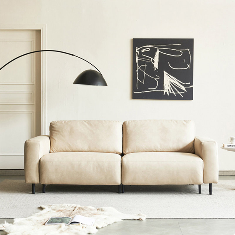 Creamy-white 100% Polyester Modular Sofa cushion couch