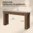 63" Narrow Hallway Accent Table With Wood-Look Finish-1865171338