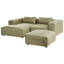 3 Seater Fabric Corner Sofa -554147088-554147091