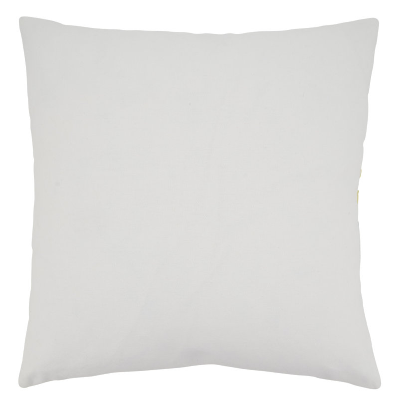 Citrus Slice Design Square 100% Cotton Pillow, Pillow Cover Only - No Insert