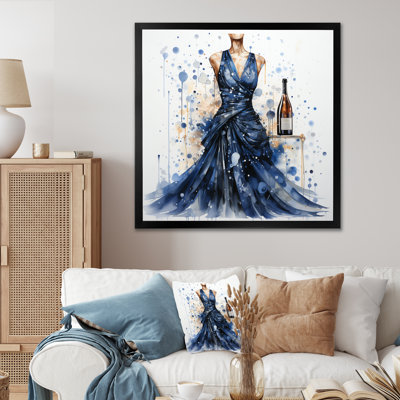 " Fashion Dress Delight Pointillism II "